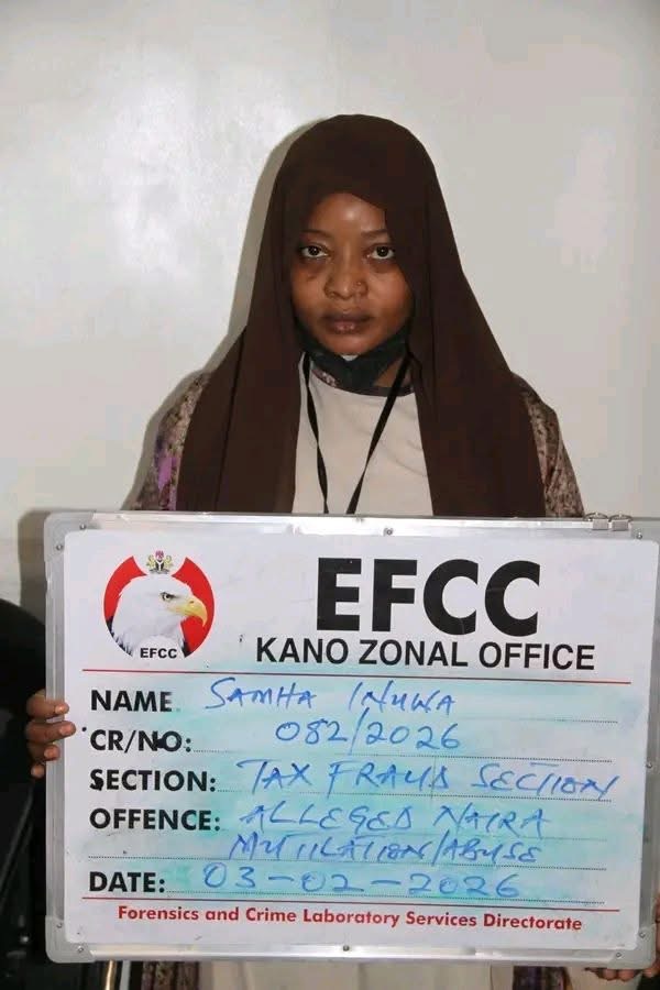 EFCC Arrests Kannywood Star, Samha Inuwa for Alleged Naira Mutilation