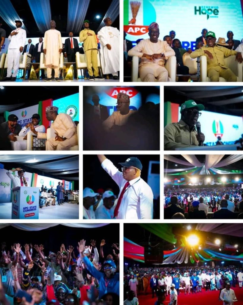 Newly Elected Edo APC Executive Endorses Tinubu, Okpebholo for Second Terms