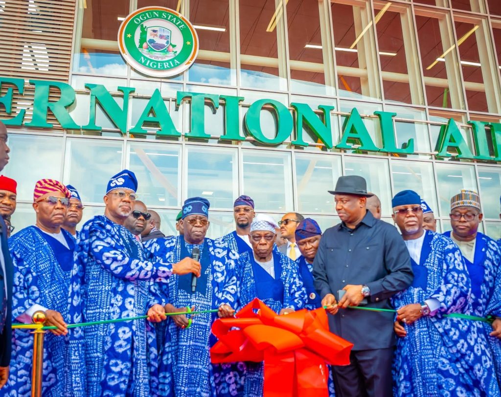 Tinubu Inaugurated Airport in Ogun, Applaud Dapo