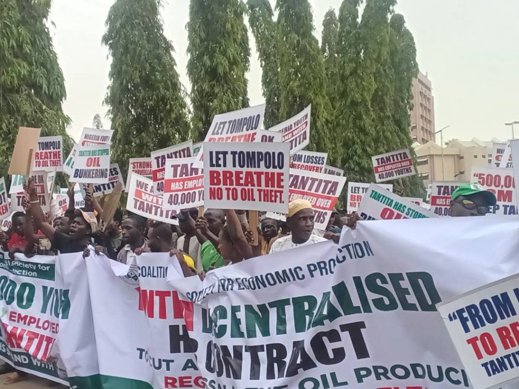Protest in National Assembly as Lawmakers Intensifies Deliberations on Crude Oil Theft
